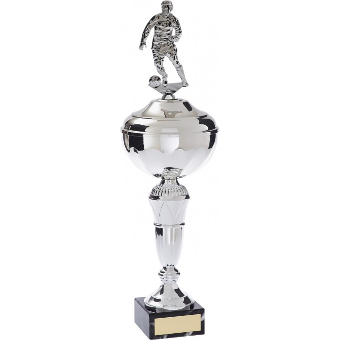 FOOTBALL METAL TROPHY  - AVAILABLE IN 4 SIZES